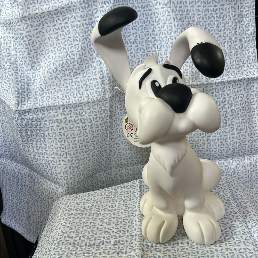 Dogmatix from Asterix The Gaul Box piggy bank - cute  puppy - New!!